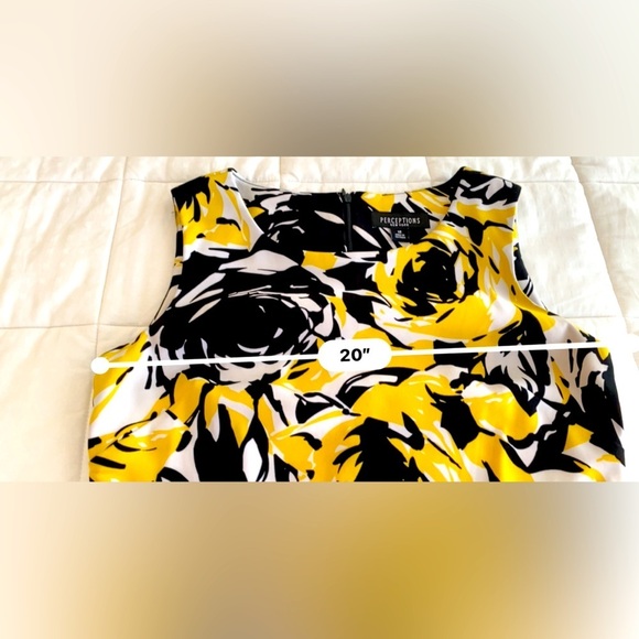 Perceptions Sleeveless Dress Size 12 Beautiful - Picture 10 of 11